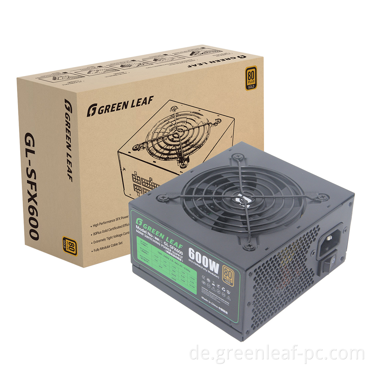 Fully Modular 80Plus 600W Power Supply